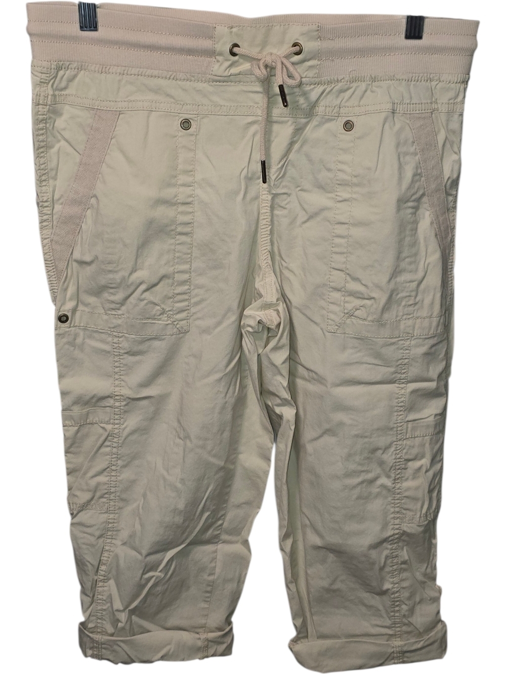 Women’s Drawstring Capris - Cream